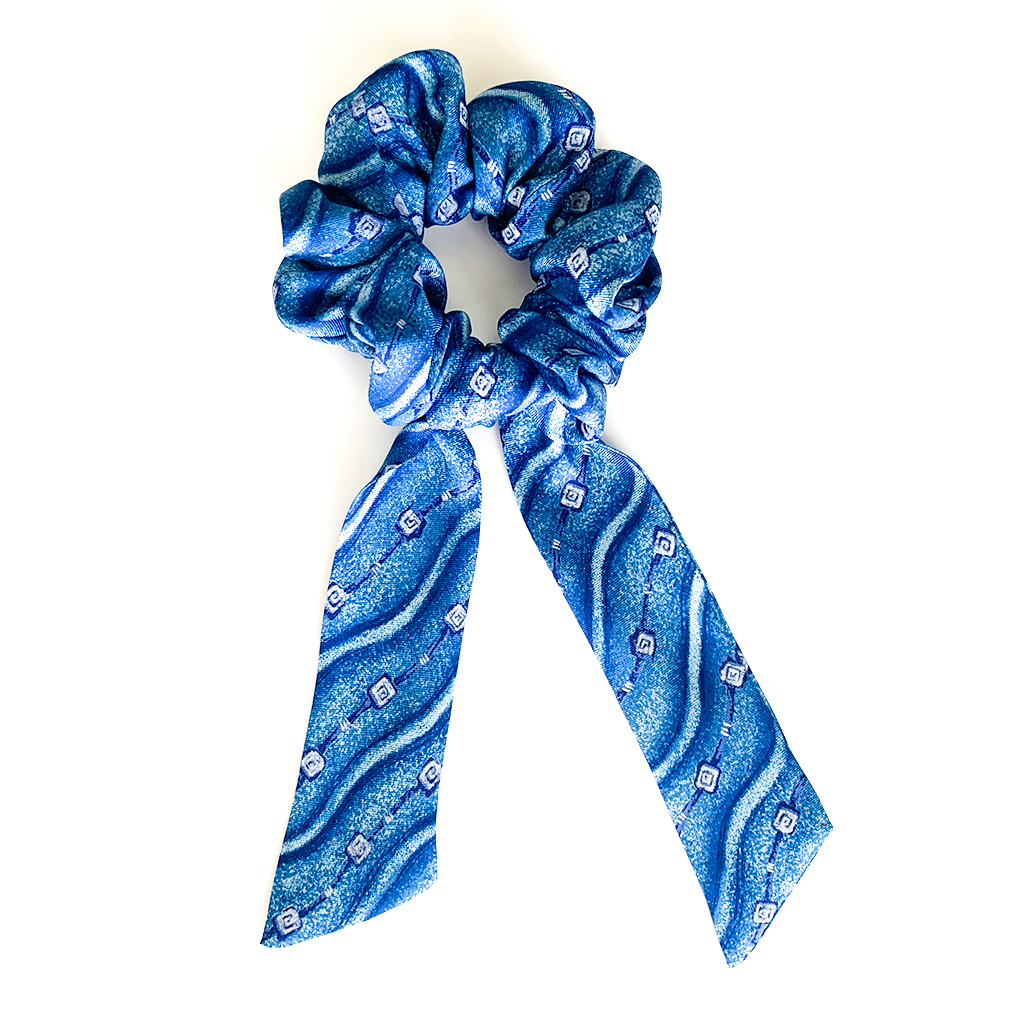 80'S OASIS LUXURY SILK SCRUNCHIE - Happily MeCo