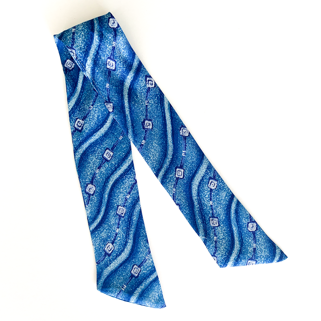 80'S OASIS LUXURY SILK SCRUNCHIE - Happily MeCo