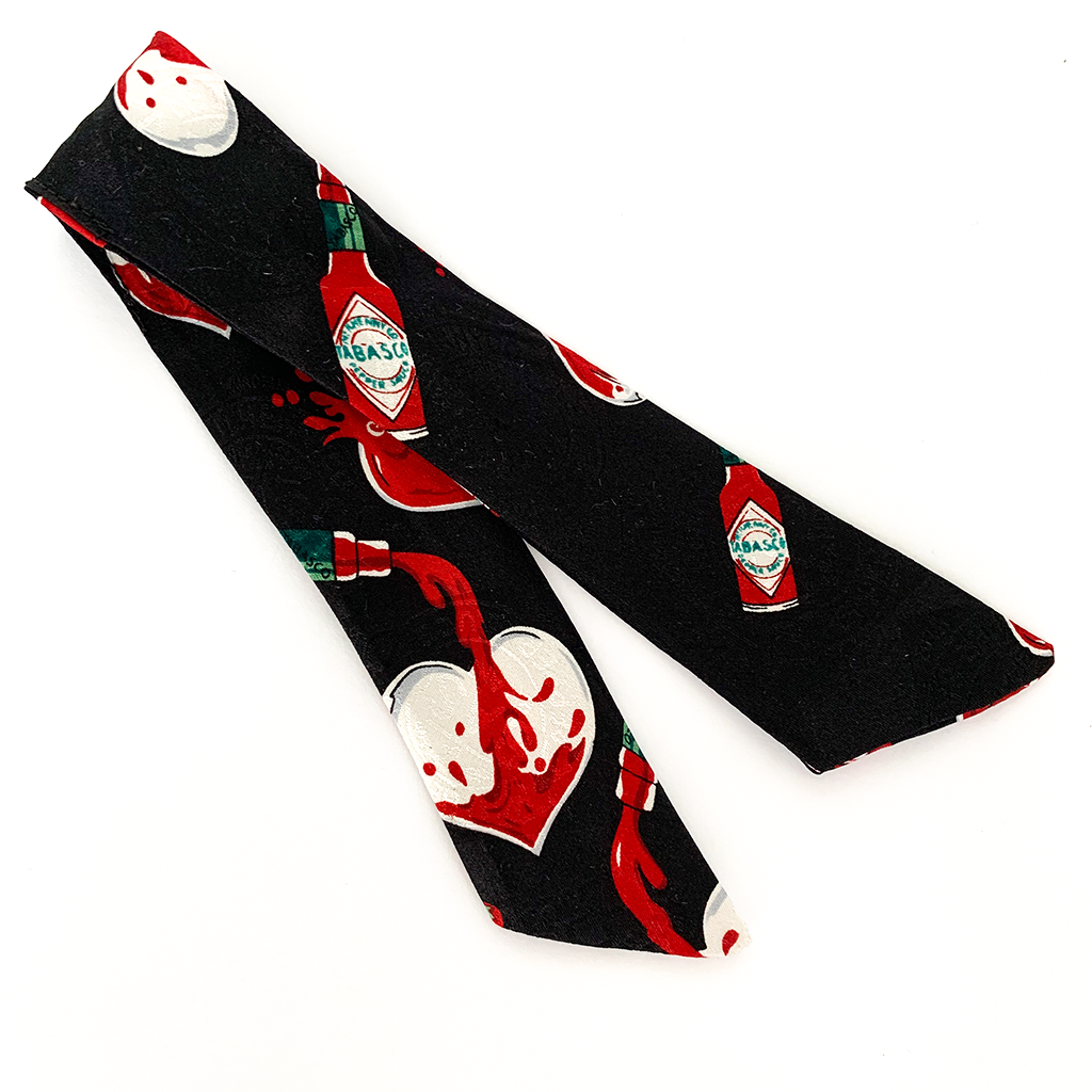 NICELY SPICED LUXURY SILK SCRUNCHIE - Happily MeCo