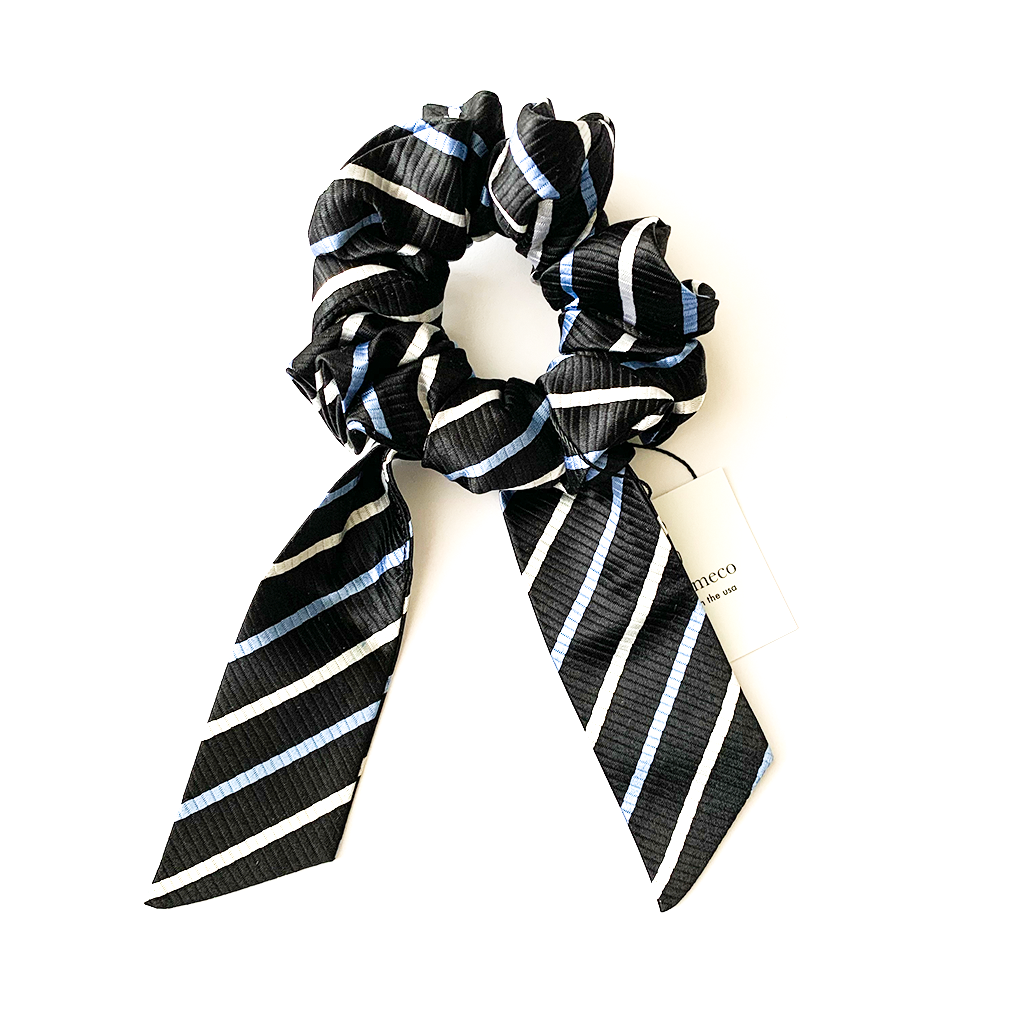 BLUE BENNETT LUXURY SILK SCRUNCHIE