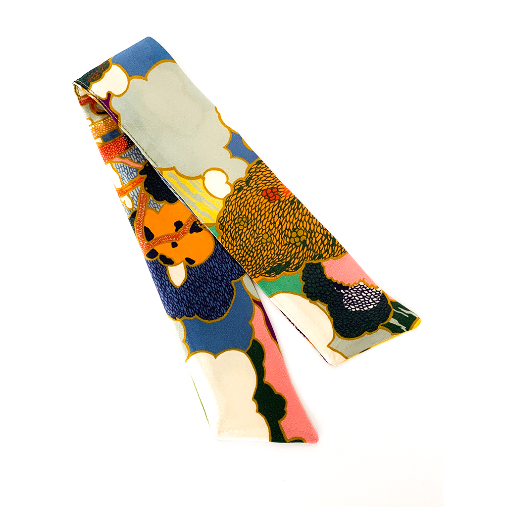 COLOR MEADOW LUXURY SILK SCRUNCHIE