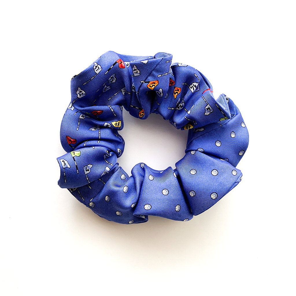 GOLFIN' THE USA LUXURY SILK SCRUNCHIE