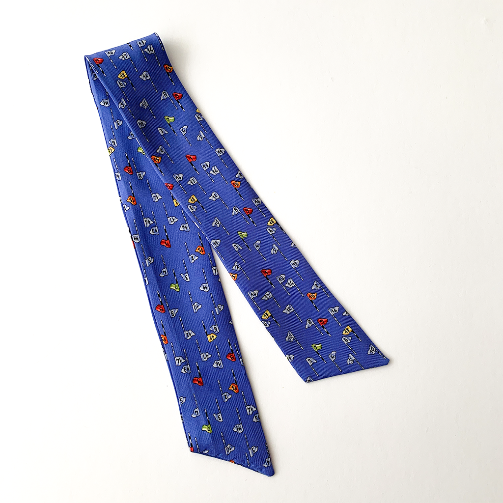 GOLFIN' THE USA LUXURY SILK SCRUNCHIE