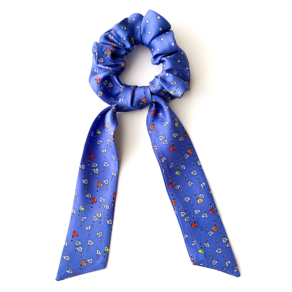 GOLFIN' THE USA LUXURY SILK SCRUNCHIE
