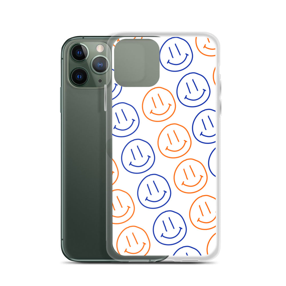 UF Smiley Faces iPhone Case - White