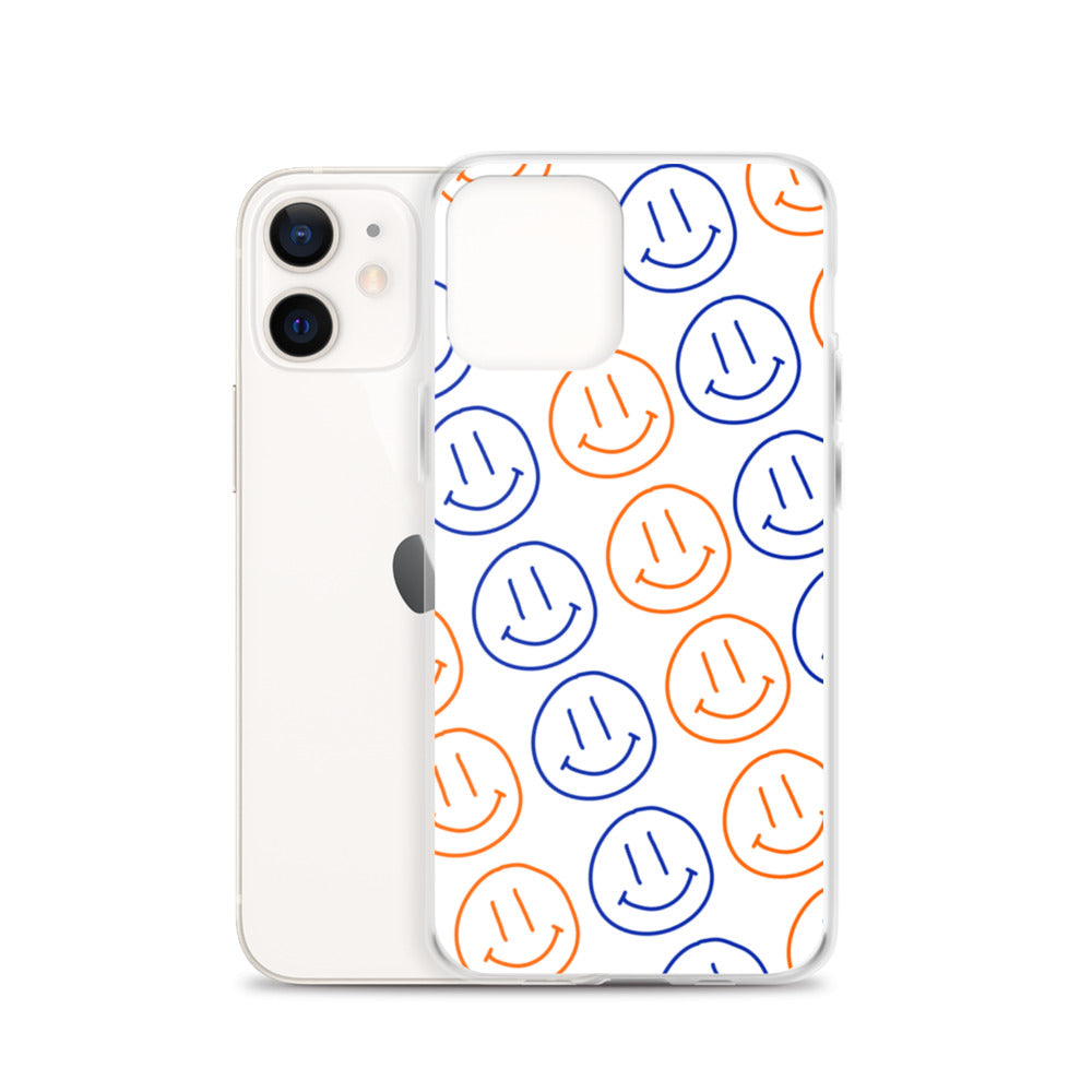 UF Smiley Faces iPhone Case - White