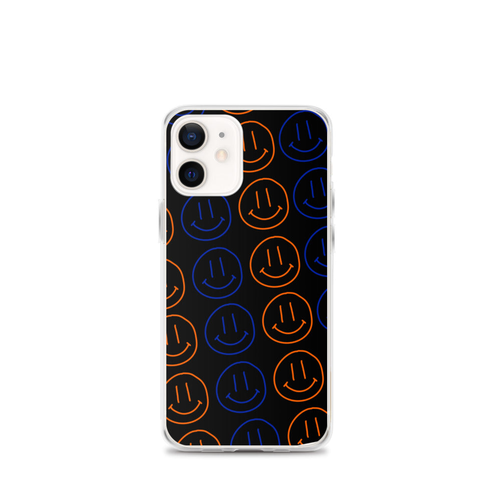 UF Smiley Faces iPhone Case - Black