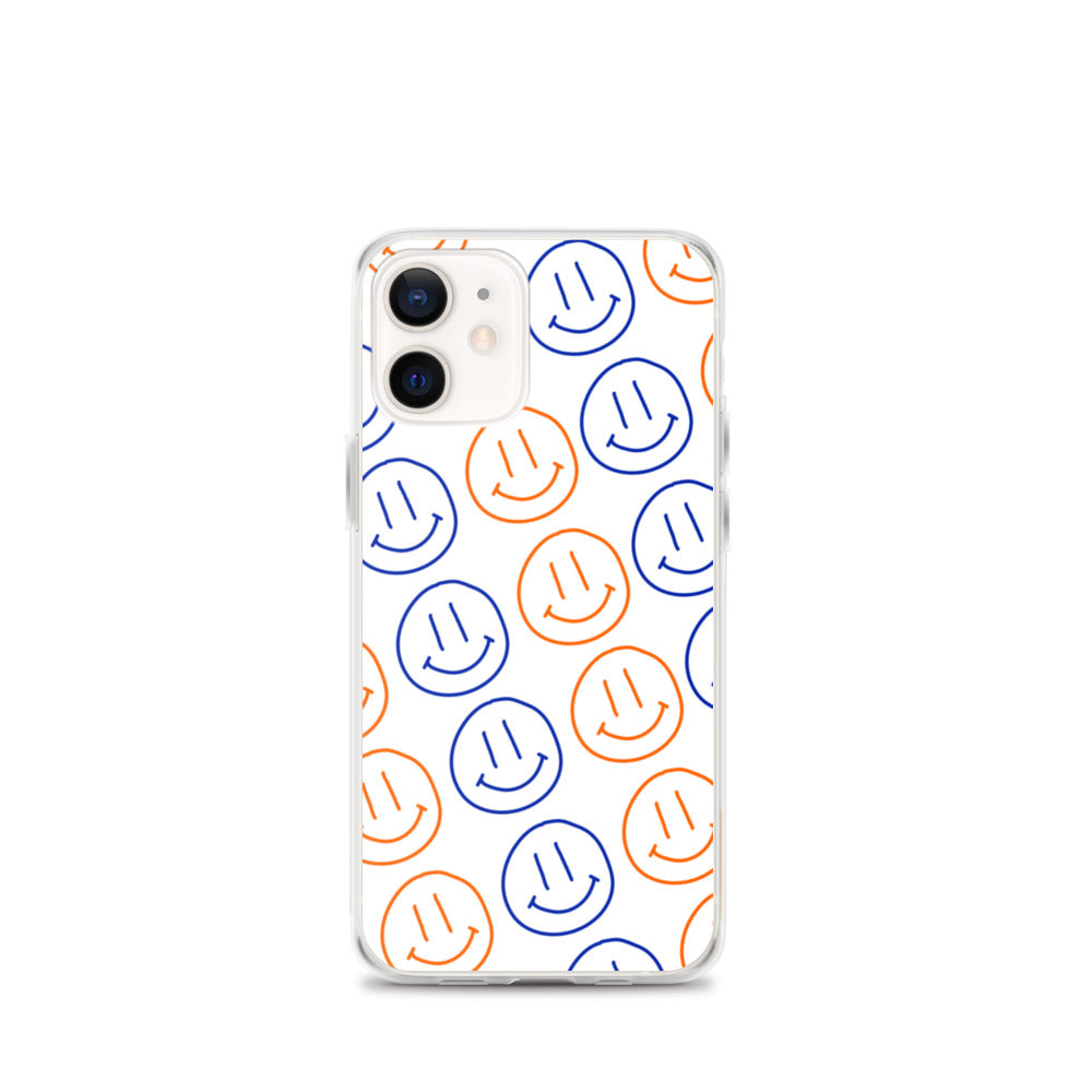 UF Smiley Faces iPhone Case - White