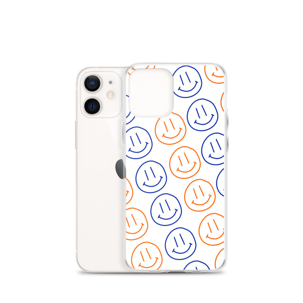 UF Smiley Faces iPhone Case - White
