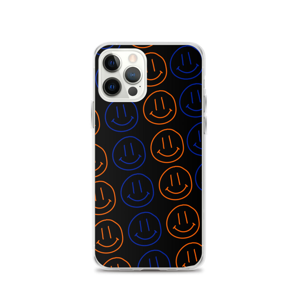 UF Smiley Faces iPhone Case - Black