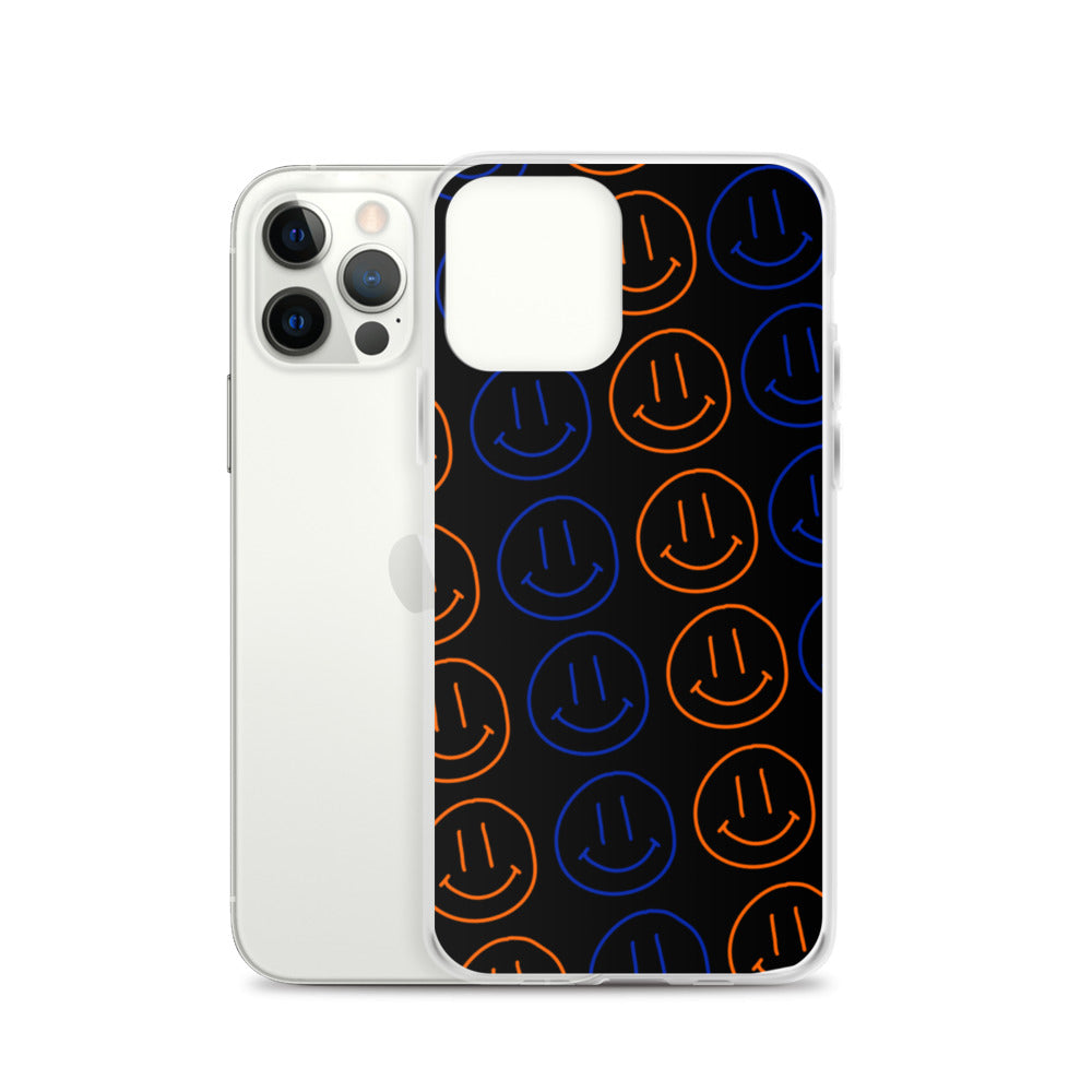 UF Smiley Faces iPhone Case - Black