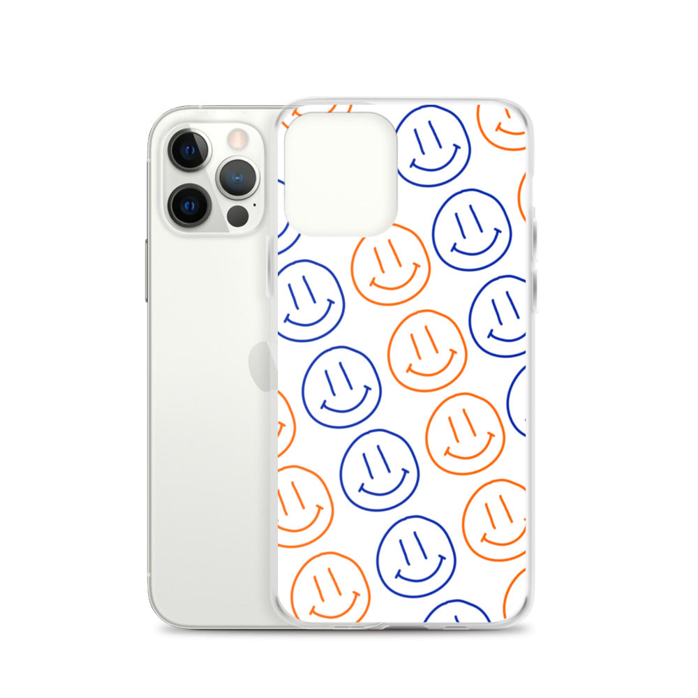UF Smiley Faces iPhone Case - White