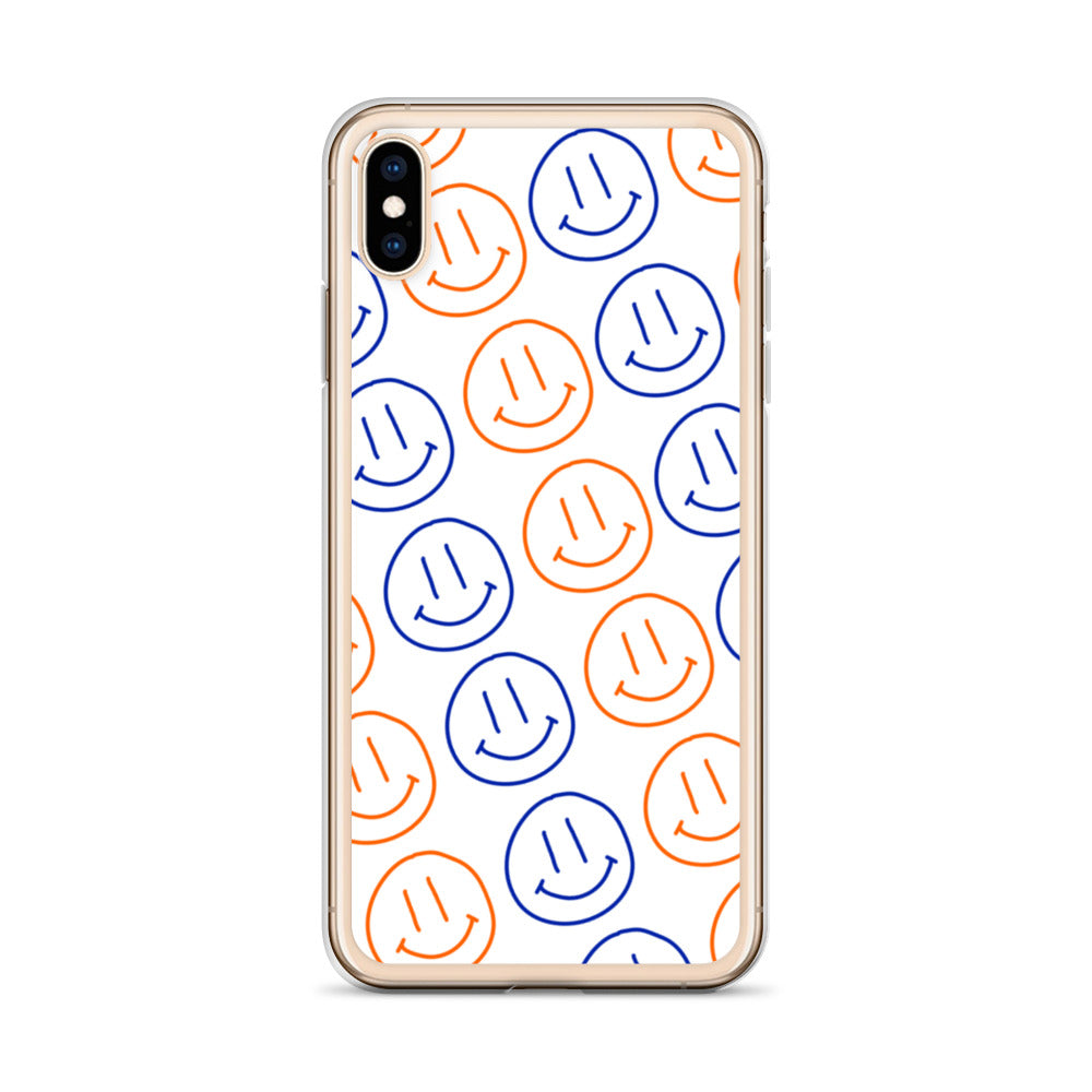 UF Smiley Faces iPhone Case - White