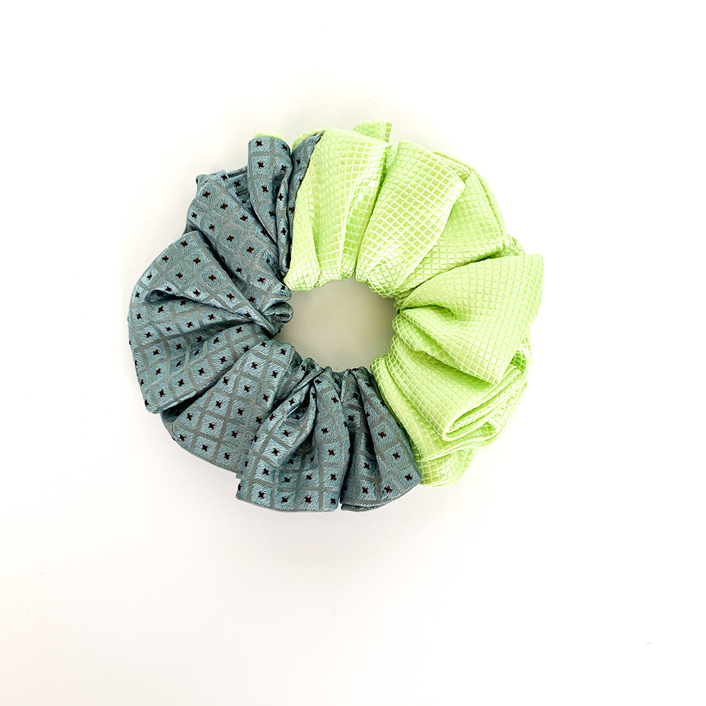 MOJITO MAMA LUXURY SILK SCRUNCHIE