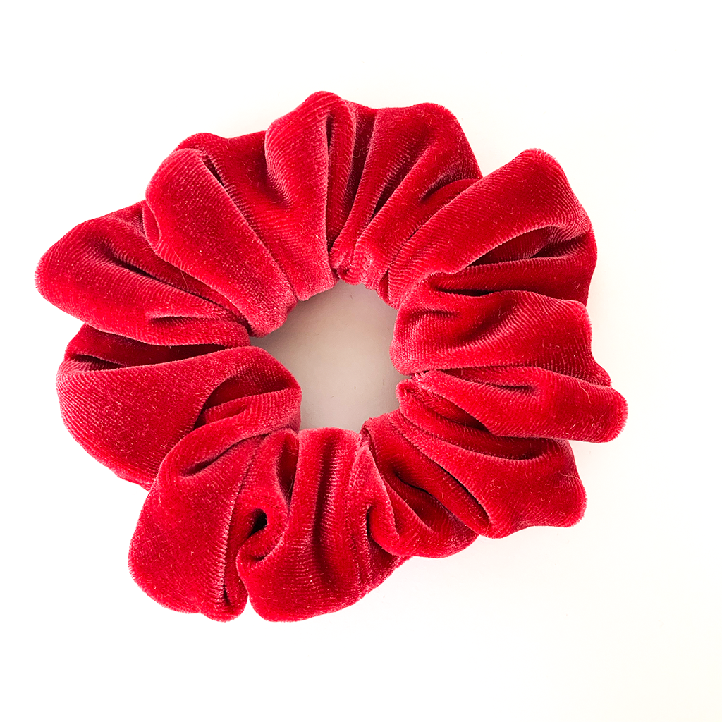 mischievous rouge luxury scrunchie || PLUSHIES