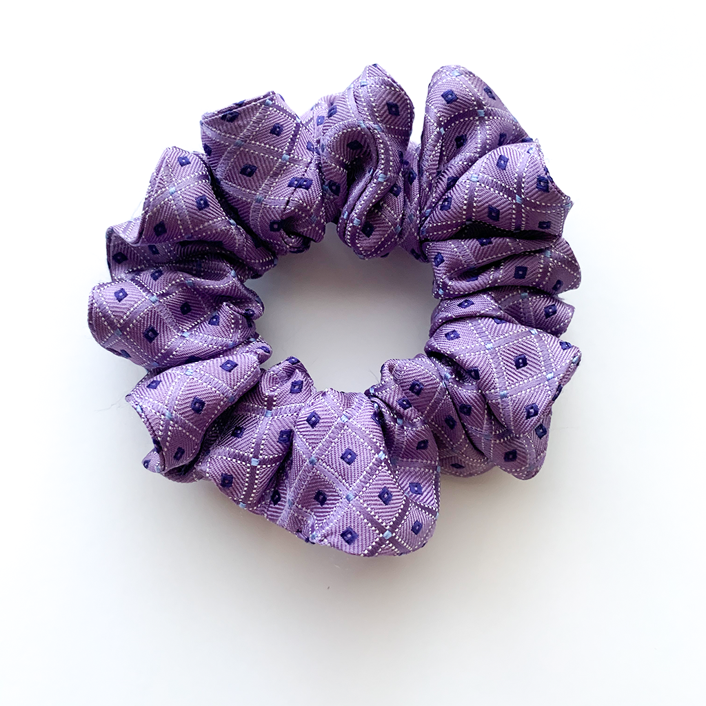 PURPLE RAIN LUXURY SILK SCRUNCHIE