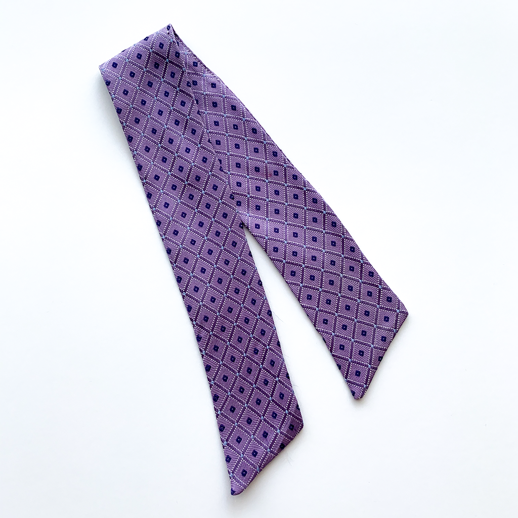 PURPLE RAIN LUXURY SILK SCRUNCHIE